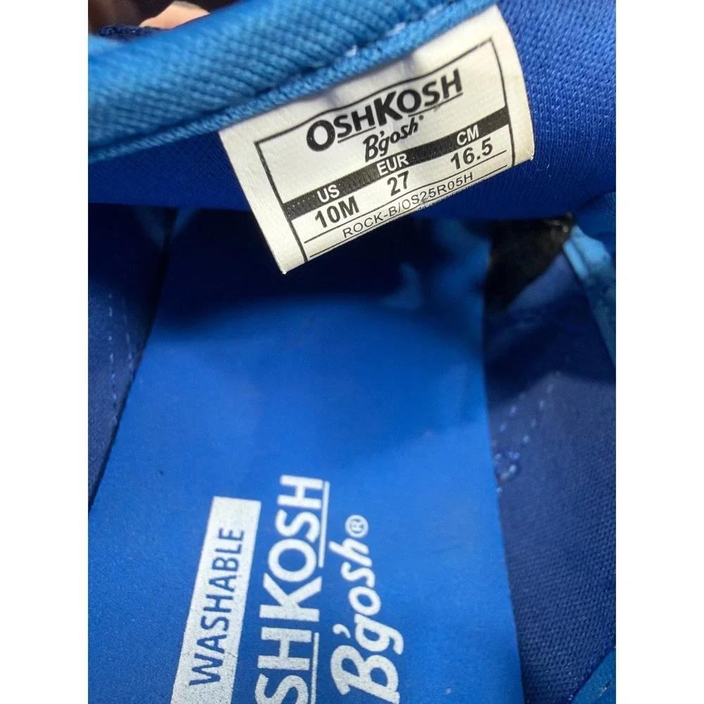 OshKosh Sandals Boys 10 Blue Mesh Closed Toe Athletic Water Sport EUC